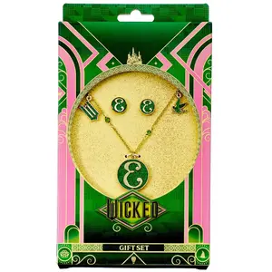 Ensemble collier avec boucles d'oreilles femme The Carat Shop Elphaba - Wicked image-1
