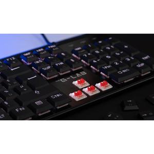 Clavier Gaming filaire mécanique RGB The G-Lab Keyz Platinium image-3