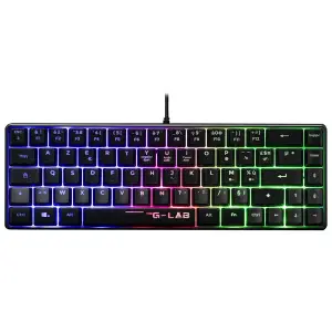 Clavier filaire RGB The G-Lab Keyz Hydrogen 316x40x104 mm