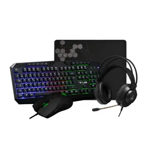 Kabelgebundene Tastatur und Maus The G-Lab Combo Natrium