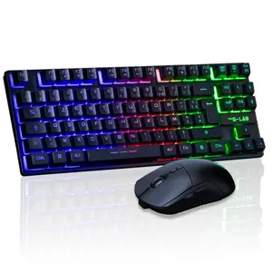 Clavier et souris sans fil The G-Lab Combo Oxygen EX
