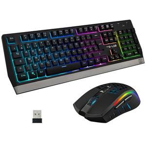 Clavier et souris sans fil The G-Lab Combo Tungsten - RGB image-3