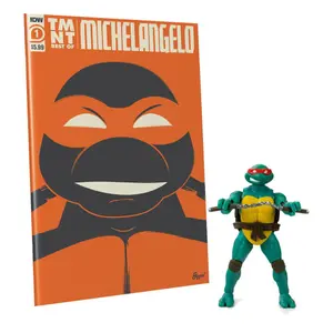 Ninja turtle book The Loyal Subjects Comic Book Bst Axn X Idw Michelangelo Exclusive image-0