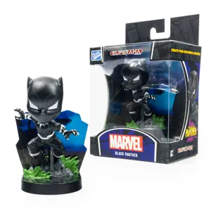 Mini-figurine The Loyal Subjects Marvel Superama Black Panther (Kinetic Energy) SDCC Exclusive image-2