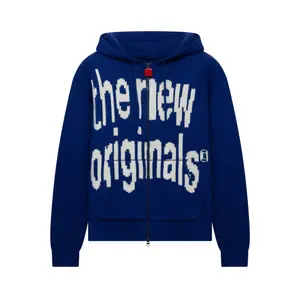 Sudadera con capucha de malla con gran logo The New Originals