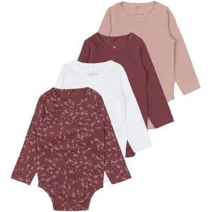 Baby girl long sleeve bodysuit THE NEW siblings (x4) image-0