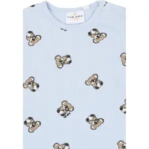 Baby boy romper THE NEW siblings Topper image-1