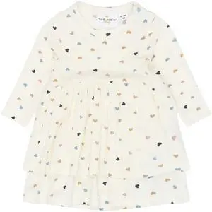 Long-sleeved baby girl dress THE NEW siblings Viola image-0