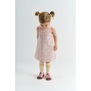 Sleeveless denim dress for baby girl THE NEW siblings Sif image-1