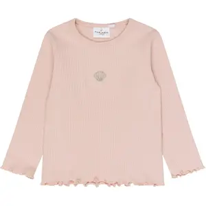 Baby Girl Long Sleeve Ribbed T-shirt THE NEW siblings Tianna image-0
