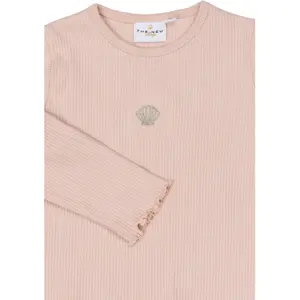Baby Girl Long Sleeve Ribbed T-shirt THE NEW siblings Tianna image-3