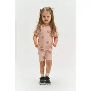 Pantaloni corti a coste neonata ragazza THE NEW siblings Tinker image-1