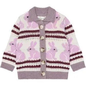 Jacquard Cardigan Baby Girl THE NEW siblings Val image-0