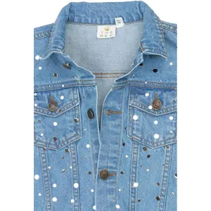 Girls' sleeveless denim jacket The New Romina image-2