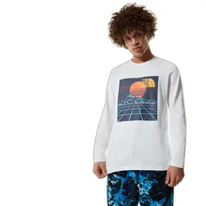 T-shirt met lange mouwen The North Face Throwback image-1