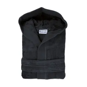 Hooded velour robe The One Towelling image-0