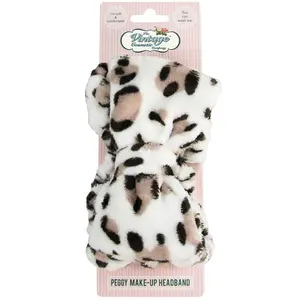 Leopard elastic headband spa fille The Vintage Cosmetic Company Spa image-0