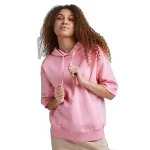 Sweatshirt manches courts à capuche femme TheJoggConcept Jcsafine image-2