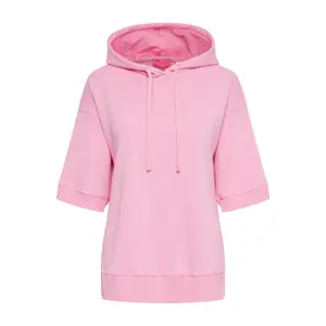 Sweatshirt manches courts à capuche femme TheJoggConcept Jcsafine image-0