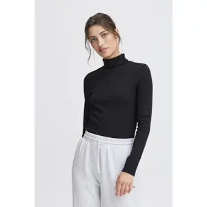 T-shirt de gola alta de mangas longas para mulher TheJoggConcept Tonda image-1