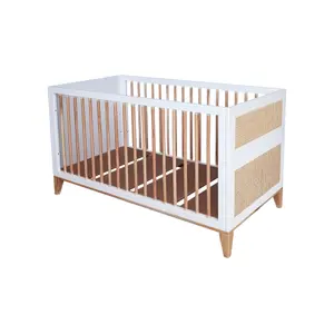 Sammenklappelig rattan seng Théo Bébé Nami 70x140