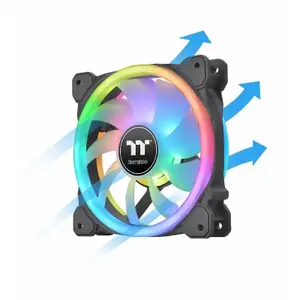 Pack de 3 ventilateurs Thermaltake Boîtier PC SWAFAN 12 RGB image-1