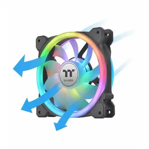 Pack de 3 ventilateurs Thermaltake Boîtier PC SWAFAN 12 RGB image-2
