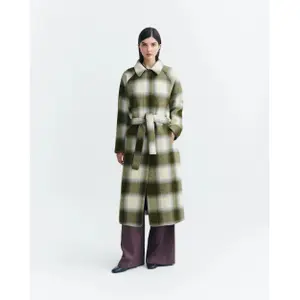 Manteau carreaux femme Thinking Mu Lise image-1