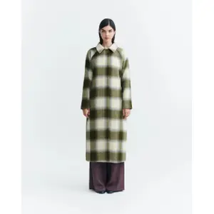 Manteau carreaux femme Thinking Mu Lise image-3