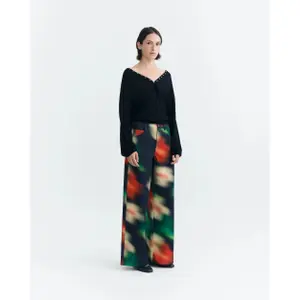 Pantalon imprimé femme Thinking Mu Bloom Hedda image-1