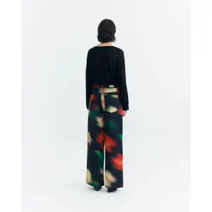 Pantalon imprimé femme Thinking Mu Bloom Hedda image-3