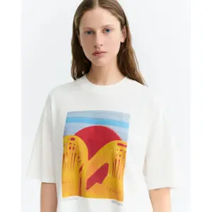 Women's T-shirt Thinking Mu Lena Yosigo Beach image-2