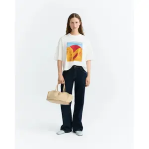 Women's T-shirt Thinking Mu Lena Yosigo Beach image-3
