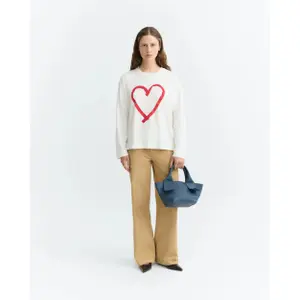Langarmshirt Thinking Mu Emily Tape Heart image-1