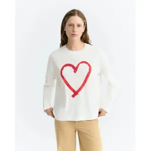 Langarmshirt Thinking Mu Emily Tape Heart image-2