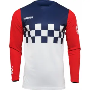 Maillot moto cross Thor Hallman Differ Cheq image-0