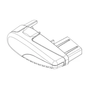 Embout gauche cache plastique barre de toit Thule Wingbar