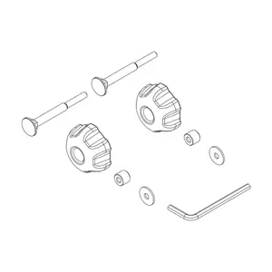 Molette de fixation pour bras de maintient Thule Compact image-0