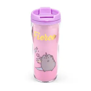Tazza da viaggio pollice in su! Pusheen Fierce image-0