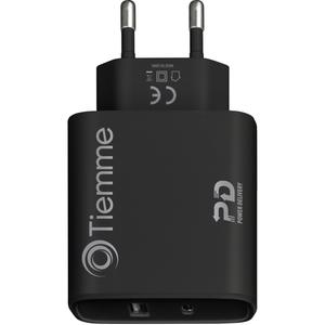 Adaptateur secteur 1 port USB-A + 1 port USB-C 38W Tiemme image-1
