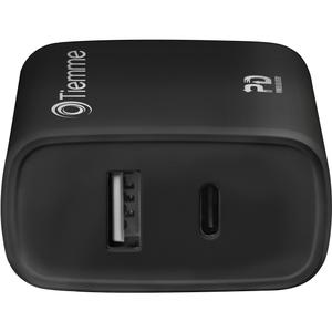 Adaptateur secteur 1 port USB-A + 1 port USB-C 38W Tiemme image-2
