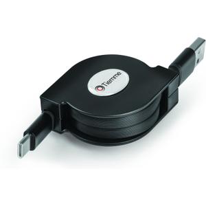 Câble USB-A/USB-C rétractable Tiemme Twister image-1