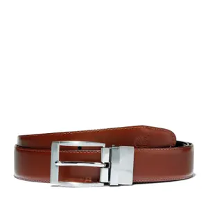 Leather belt Timberland image-0