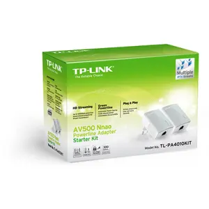 Mini powerline adapter Tp-Link TL-PA4010KIT AV 600 Mbits (x2) image-1