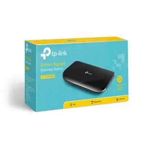 8-Port Gigabit Desktop Switch - 8x 10/100/1000Mbps RJ45 Ports - Plastic Housing - V6.0 Tp-Link 18x9x2,55 cm image-4