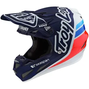 Κράνος motocross Troy Lee Designs SE4 composite silhouette team image-0
