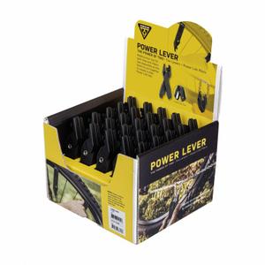 to6638-power-lever-counter-display-box-25-pieces-topeak-black-yellow-one-size