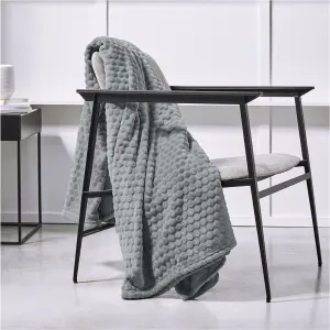 Plaid polyester xl 2 pebble Today Essential image-1