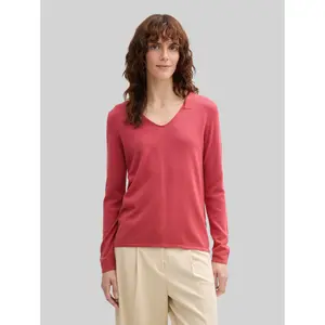 Women's V-neck sweater Tom Tailor Basic image-1