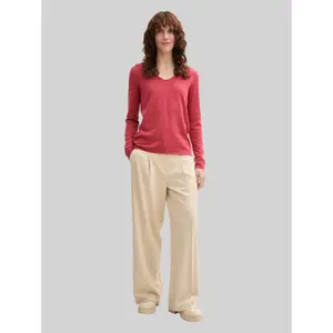 Women's V-neck sweater Tom Tailor Basic image-3